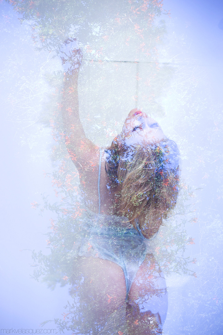 He who conquers the risk, Conquers himself. - Another double exposure with Tiffany
