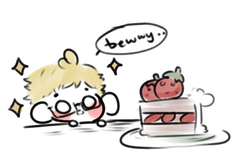 askhqchibis:  He’s gonna have a yummy dessert tonight!!