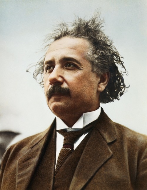 I had never seen this photo of Albert Einstein before, and just – woah
