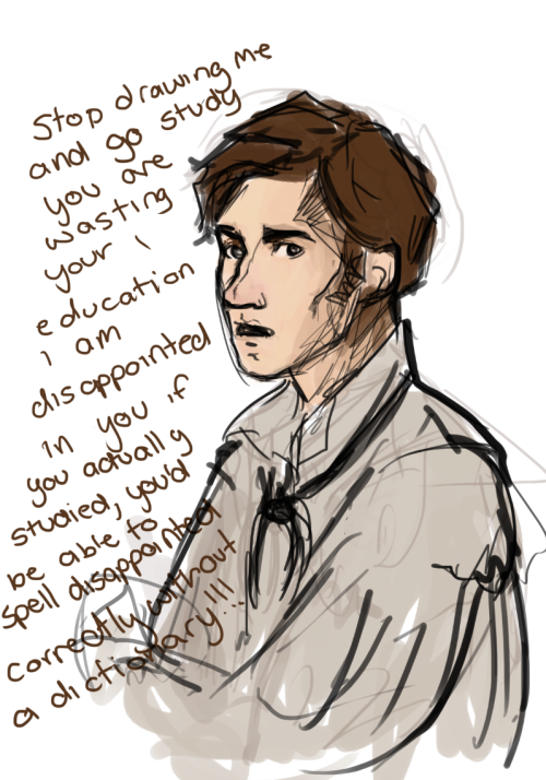midshipmankennedy: mikijolras: i am sorry feuilly The face he’s making, though. I just want to