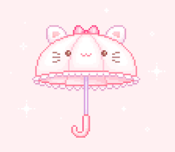 stardustpalace:kitty umbrella! I’m open