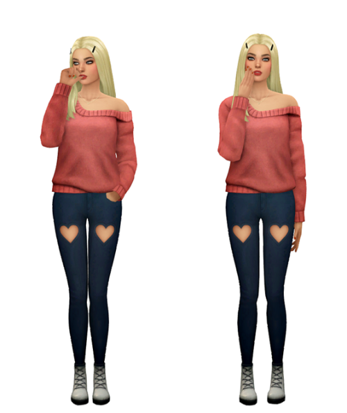 TS4 Maxis Match Lookbook #1 Skin 1, 2 / Hair / Eyebrows / Eyes / Nosemask Clothing - TopElena Top @a