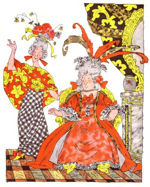 Illustrations for Charles Perrault’s Cinderella, by Erik Bulatov and Oleg Vasilyev.