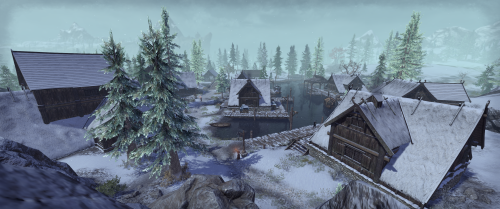 trinimac: riekling: uesp: Pictured: Morthal, seen 949 years apart. i like how they’re totally 