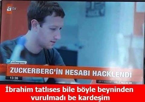 ZUCKERBERG'İN HESABI...