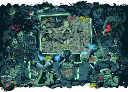retrogamingblog:  Ocarina of Time Artwork by Tim McDonagh 