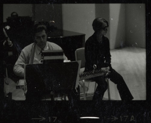 Rehearsals from the North America tour 1971(Source: National Museum of American History - Faris and 