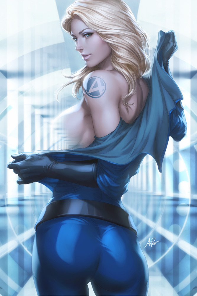 comicbookwomen:  Artgerm kicks off the Invisible Woman spotlight. (X)  Yea!!!