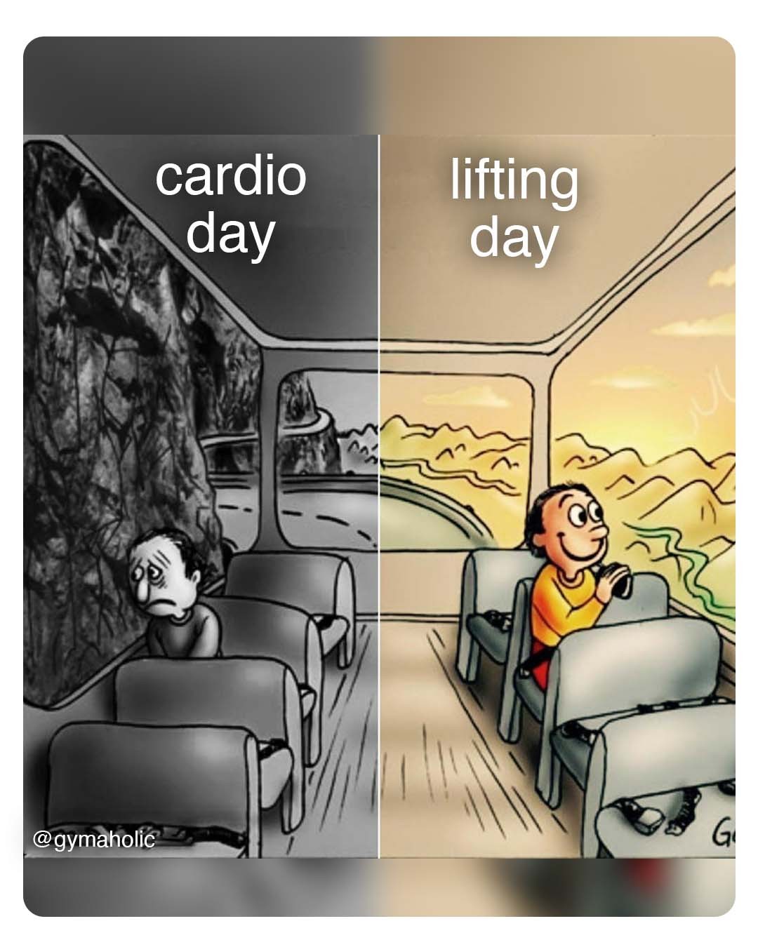 Cardio day vs. lifting day