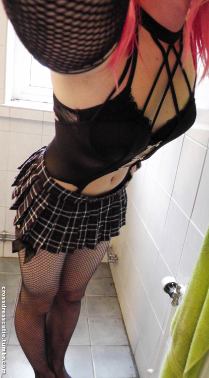 blogwbass:striker626:crossdresscutie:New pics taken, with some new clothes I recently recieved! ♥_♥W