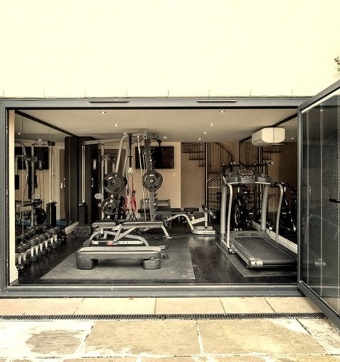 Gym - Contemporary Home Gym