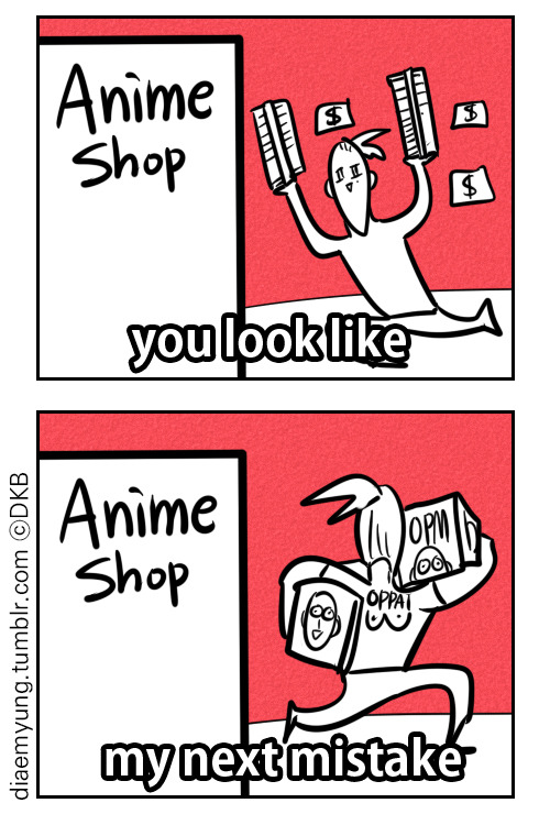 diaemyung:    Me everytime crush on new anime husbando  