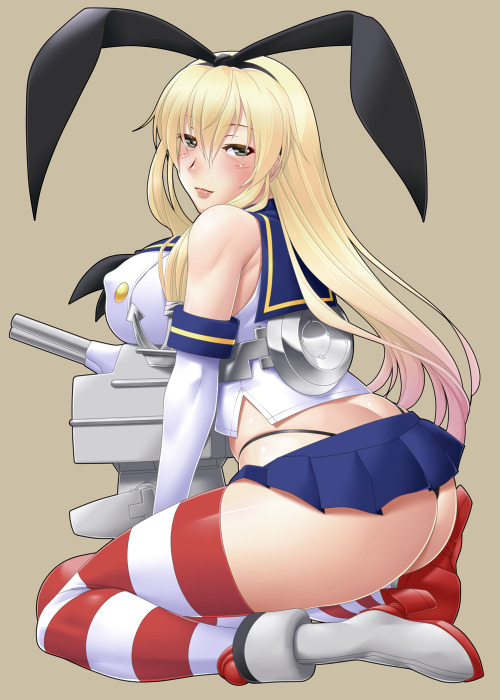 rule34andstuff:  Fictional Characters that I would “wreck”(provided they were non-fictional): Shimakaze(Kantai Collection).