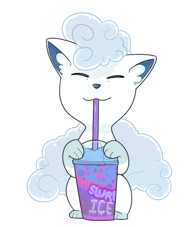 I know I’m not a pk blager, but I really like snow coat vulpix because having variants