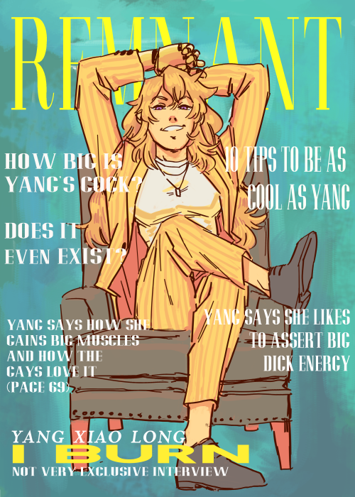 lillylux: Thanks, @mchandraws for the idea and inspiration to do Yang’s hit magazine cover! Ha