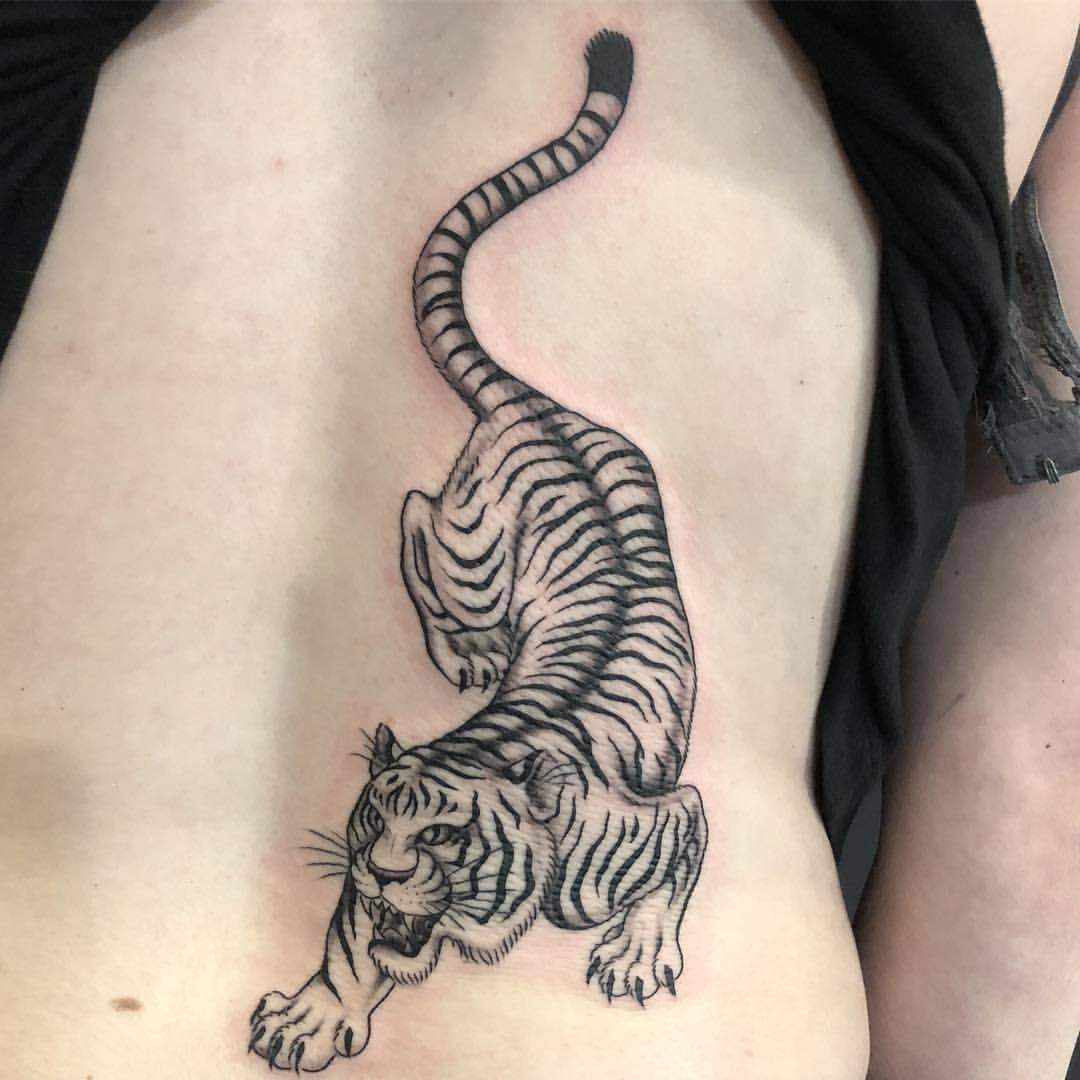 Ross K. Jones — Fancy style tiger the other day for Julianne made...