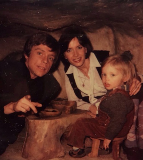 batbogeys: Mark Hamills son Nathan on the set of Star Wars.