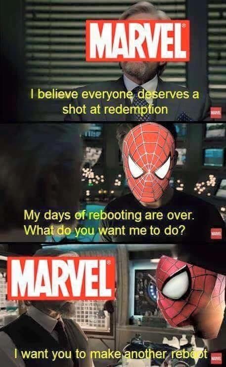 avengersmemes:  How many reboots ?! Come on ! 😂😂 