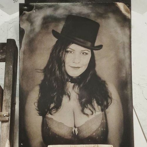 Porn photo Shooting #ambrotype with @geneseelibby ….