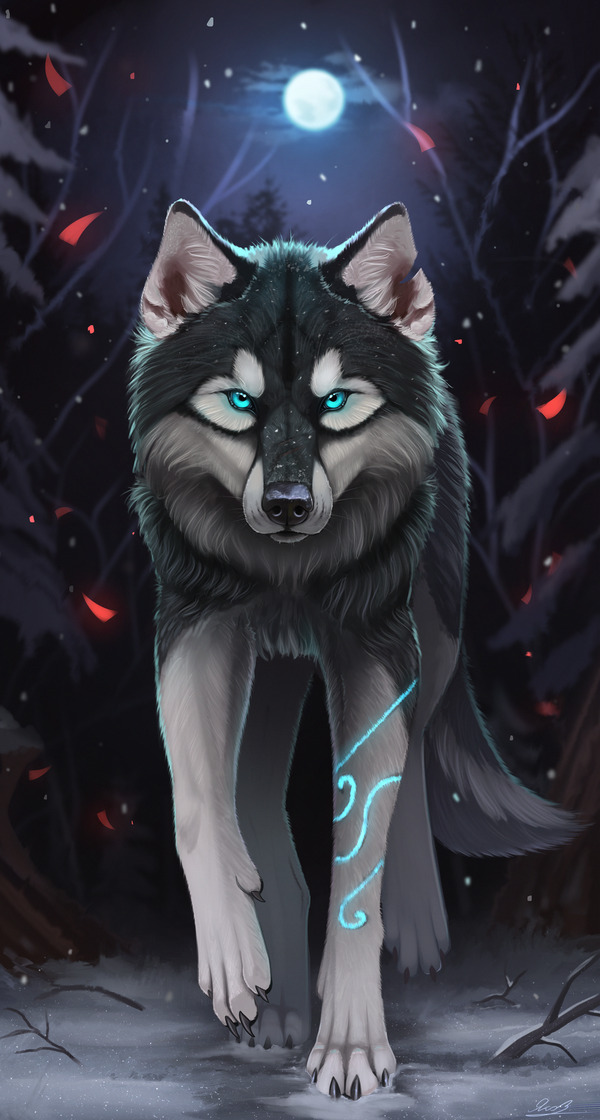 wolfiestyle:  Almost wolf by Yakovlev-vad 