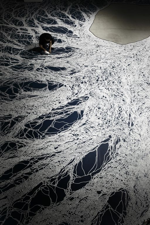 Return to the Sea: Saltworks by Motoi Yamamoto  Motoi is known for working with salt,