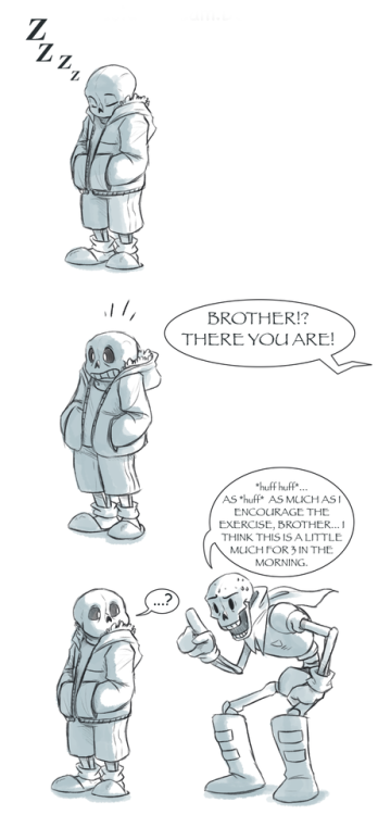 absolutedream-undertaleart: Alright, one more post for today! Sans has a sleepwalking problem.  