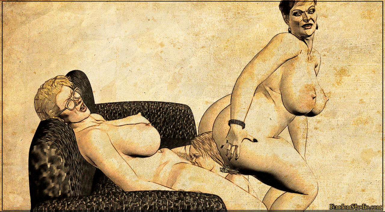 femdomstudio:  2 Women Vs 1 Girl 