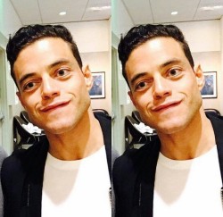 ramimalek4ever:His smile is amazing 💙