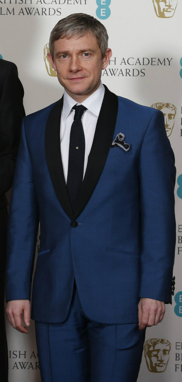 sherlockstuff: twoharts: bigcong: electric blue Richard James suit No ifs ands or buts about it, Mar