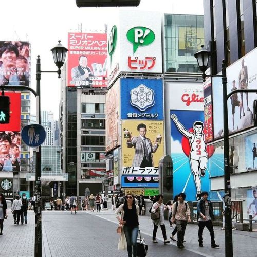 Signs everywhere! #Osaka #Shinsaibashi #Dotonbori #Japan #Japanese #signs #JapanSigns #Glico #GlicoM