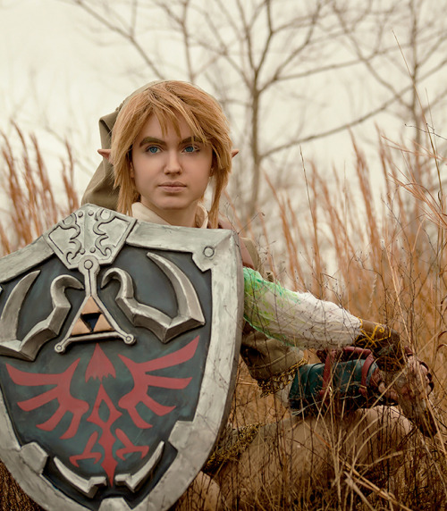 Took some pictures outside in full cosplay today. Mainly to show off the new shield and makeup style