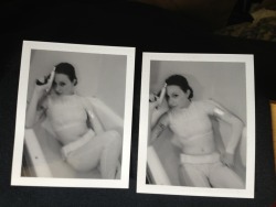 atinyginger:  samguss:  A couple bath time Padme instant shots for sale. ษ each, shipping include within the US  But these, you can see my boobs. Which is cool. Right?  Your boobies are delicious, but, technically, the cool thing is not the fact that