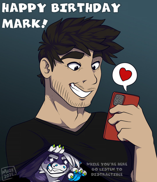 mooziplier:Happy birthday @markiplier 🍰💖💐