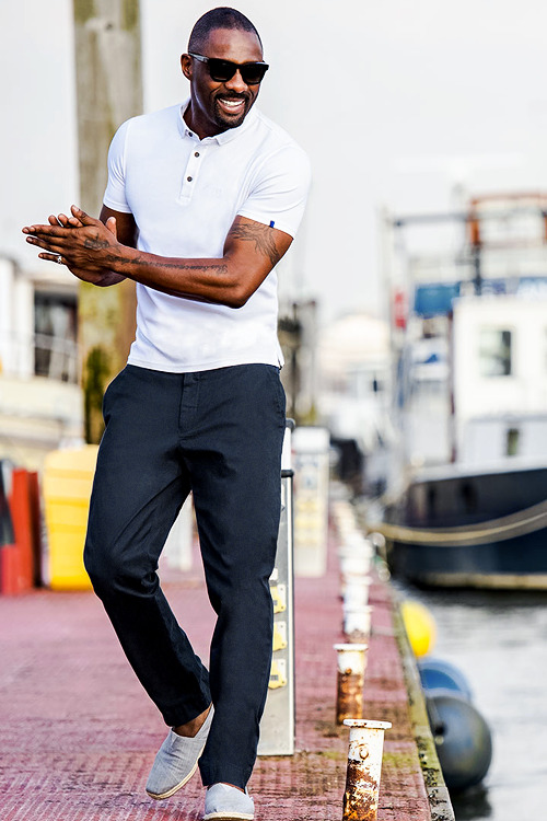 leftwinglibrarian:mancandykings:Idris Elba for Superdry®I am ridiculously excited by the fact that I