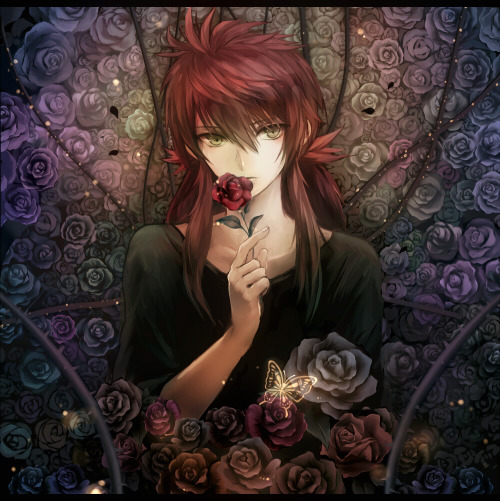 girlsbydaylight:  薔薇 by おうり on pixiv 