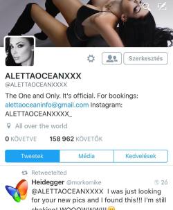 My One And Only Official Twitter Account. By Alettaoceanxxxx_