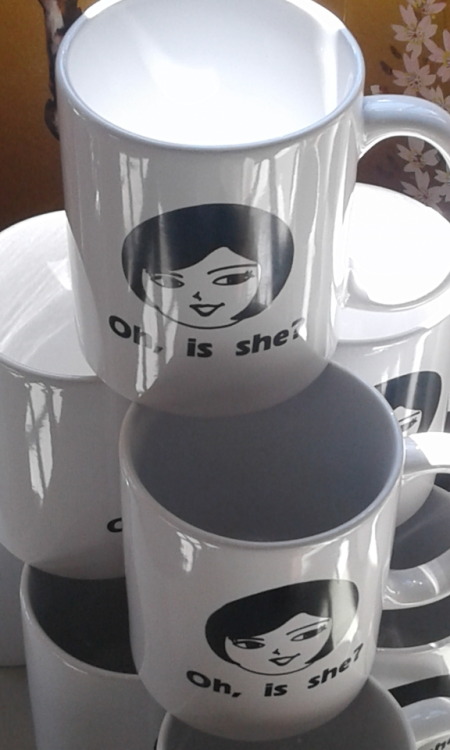 timetickticksaway:i found these mugs in a japanese shop at pike place that radiate lesbian energy