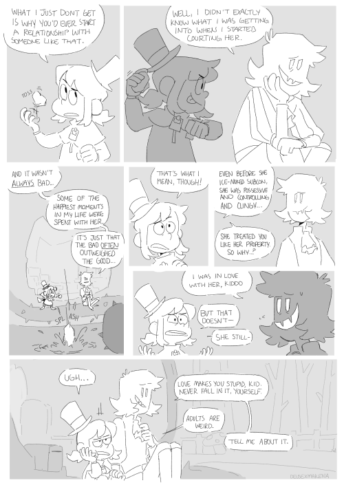 doodledrawsthings:A lil comic inspired by a convo i had with a friend who said they thought Snatcher