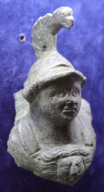 Bronze Bust of Minerva, Meffan Institute Museum, Forfar, Scotland, 30.5.18.This beautiful delicate b