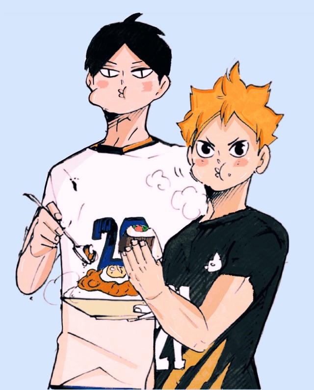 but kageyama’s favourite food was pork curry with and egg.... | Tumblr