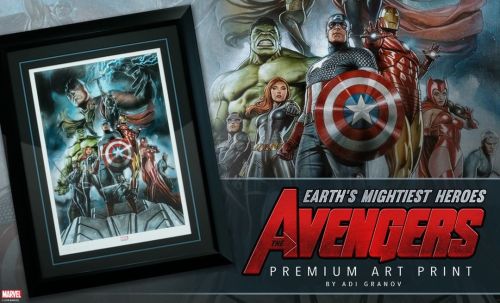 The Avengers Premium Art Print from Sideshow, coming soon. #avengers #captainamerica #ironman #sides