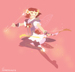 xfreischutz:  today’s dragonage60min prompt was magical girl au \o/ so i picked leliana. andraste’s grace is here to defeat the forces of evil! (•̤̀ᵕ•̤́๑)✲ﾟ*｡✧ 