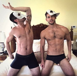 hotfamousmen:    Max Emerson and Andres Camilo   