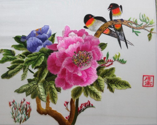 Les Pivoines Et Les Hirondelles