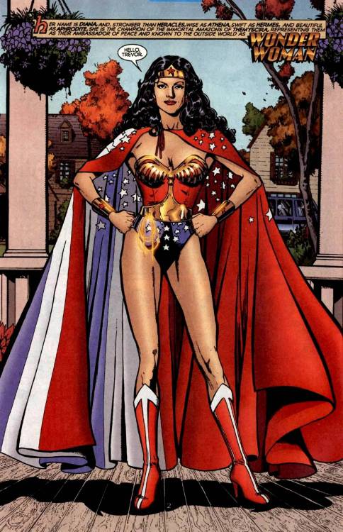 Wonder Woman by Phil Jimenez from issue #188, inks by Andy Lanning, 2003.