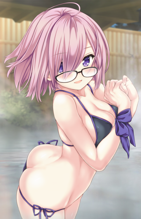 lycis:虹元ひろｋ@新刊メロン様にてさんのツイート: “マシュと水着イベント（冬） t.co/n0KgnH2K20”