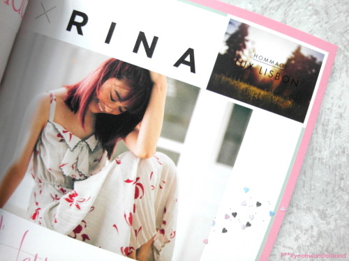 SCANDAL’s RINA; “It’s me RINA” Style Book Translations Part 2 of 5 - MOVIE &