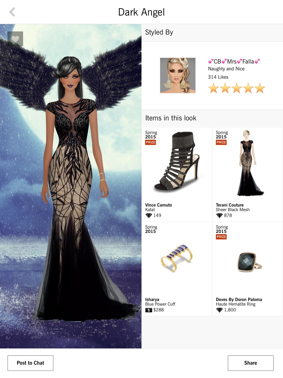 covet fashion tips dark angel