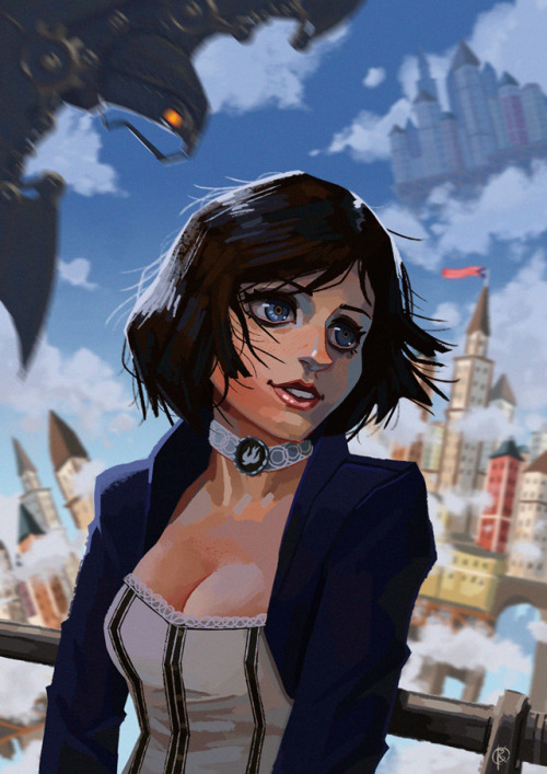 Well, I finally finished Bioshock Infinite with its corresponding fanart :D