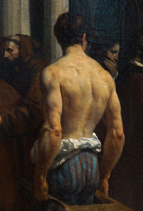 antonio-m:Alexandre Hesse (1806–1879), Titian’s funeral, 1576 (detail), Musée du Louvre, Paris